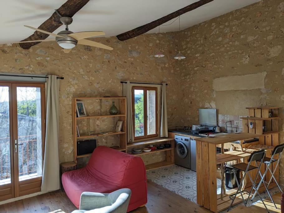 Appartement 1 Chambre, 55M2 - Maison De Village De Charme 17Eme Siecle - Garrigue Heraultaise Argelliers Dış mekan fotoğraf